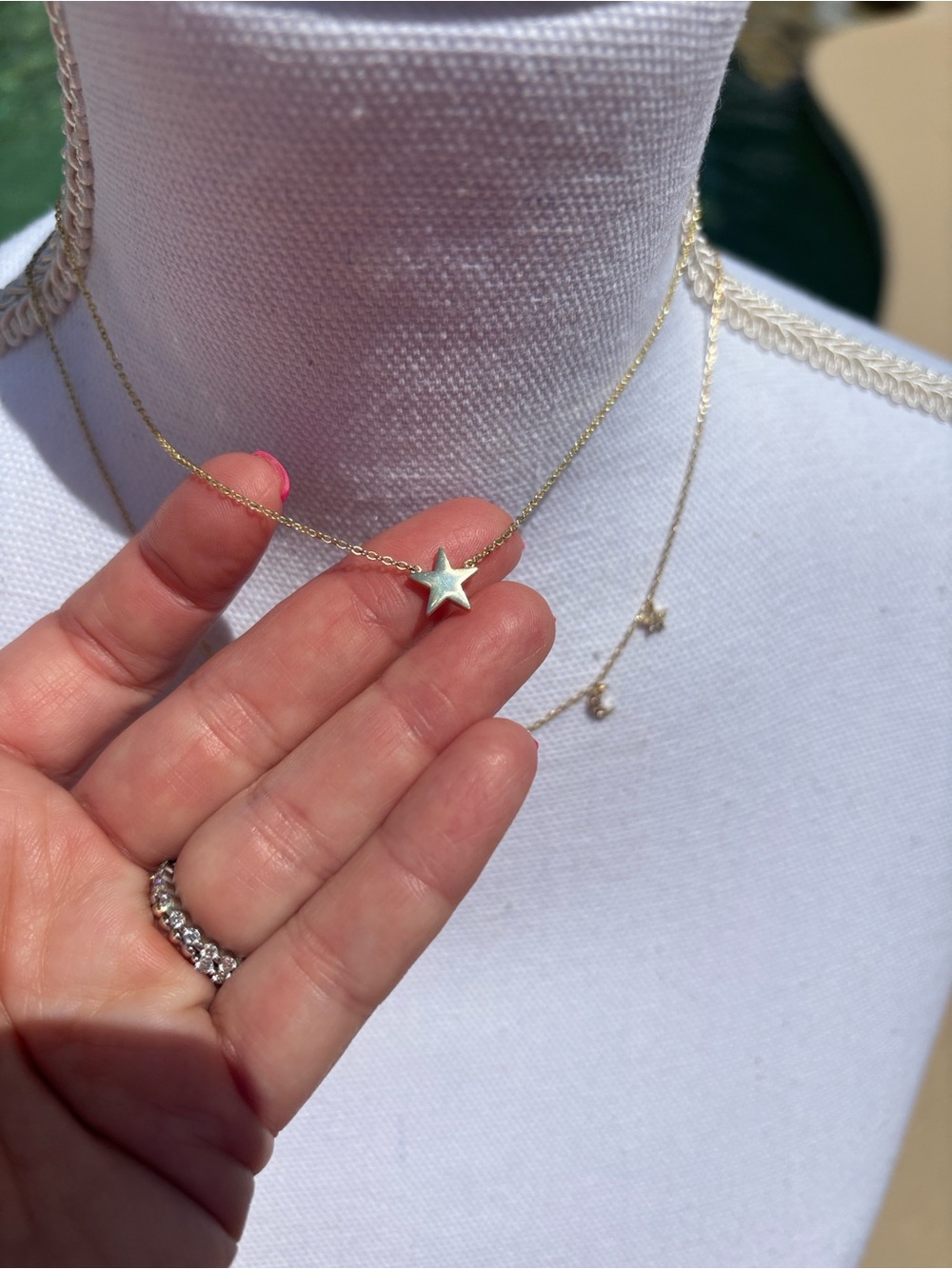 Melinda Maria Gold Star Necklace & Starry Night Necklace Sold Together - Picture 3 of 7